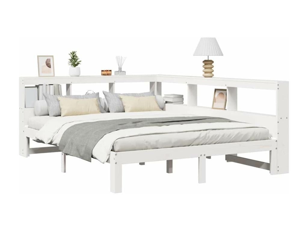 Matelas en bois de pin blanc, 160 x 200 cm