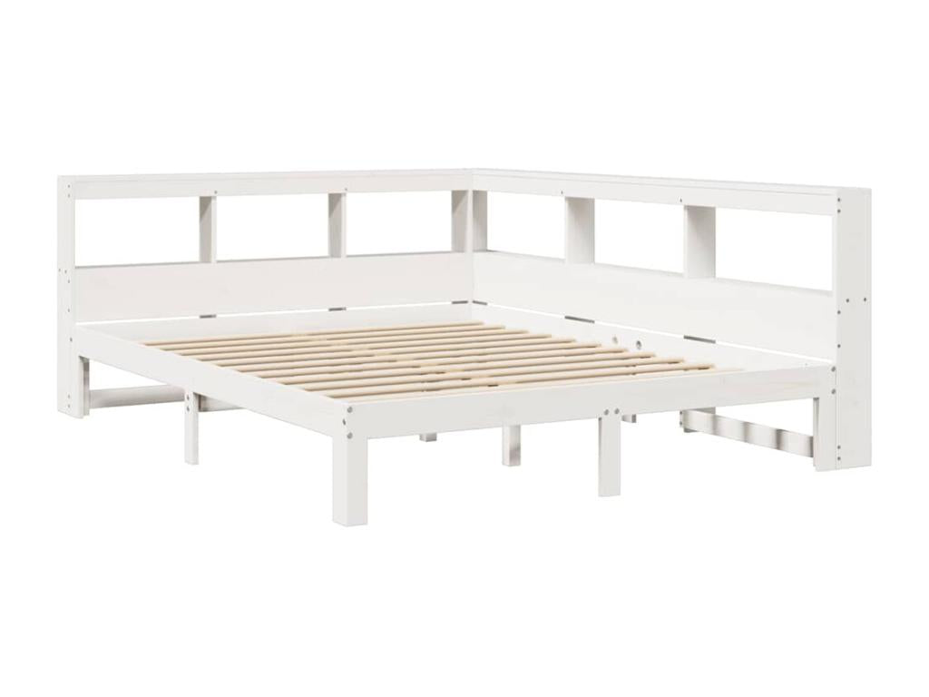 Matelas en bois de pin blanc, 160 x 200 cm