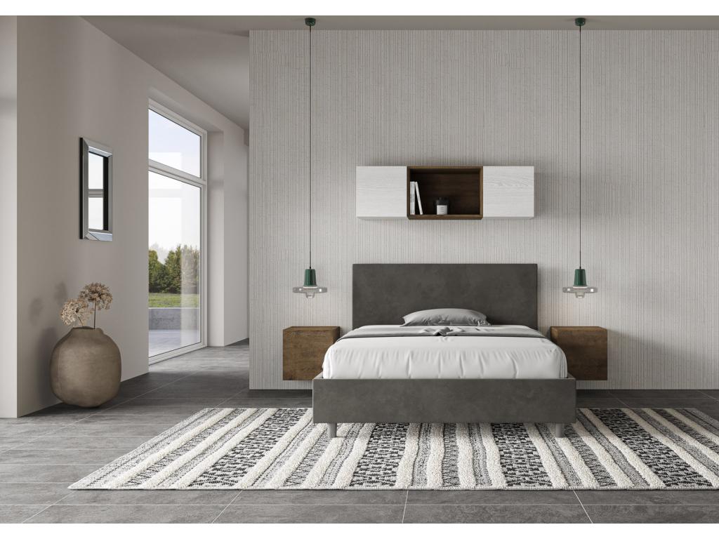 Lit anthracite, 160 x 200 cm