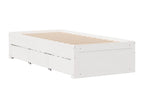 Matelas en bois de pin blanc, 90 x 190 cm