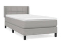 Matelas en tissu gris, 90 x 190 cm - dlz1766570189480