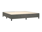 Matelas en velours gris, 200 x 200 cm