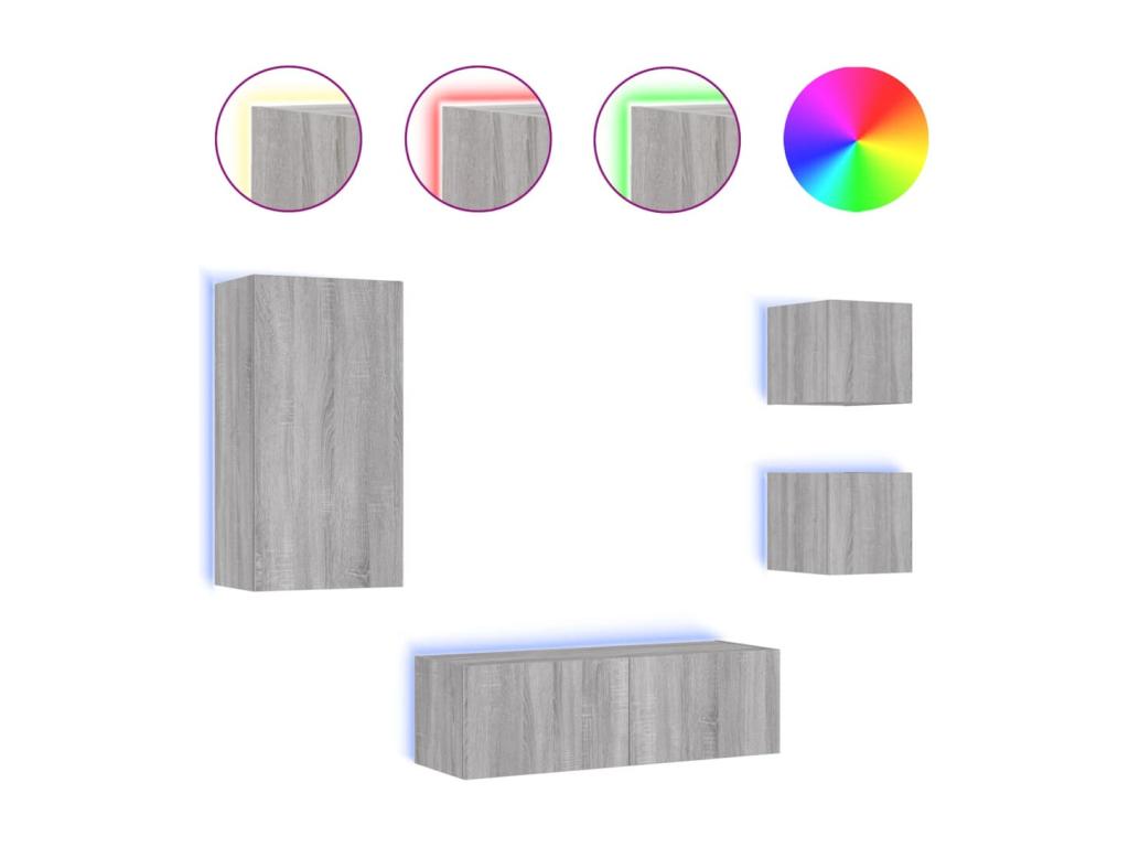 Meuble TV gris - dlz1766570569071