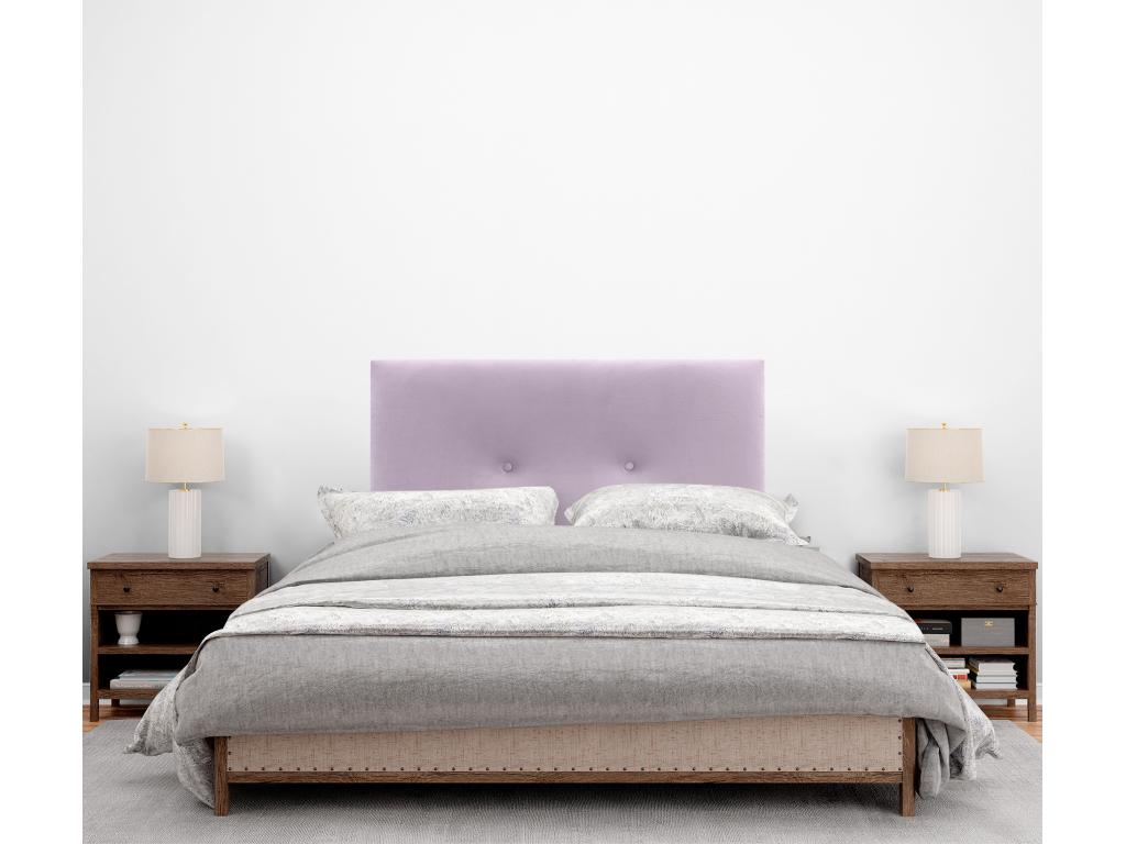 Lit en velours, 110 x 115 cm