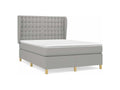 Matelas en tissu blanc, 140 x 200 cm - dlz1766570929169