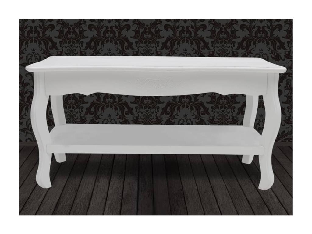 Table basse blanche