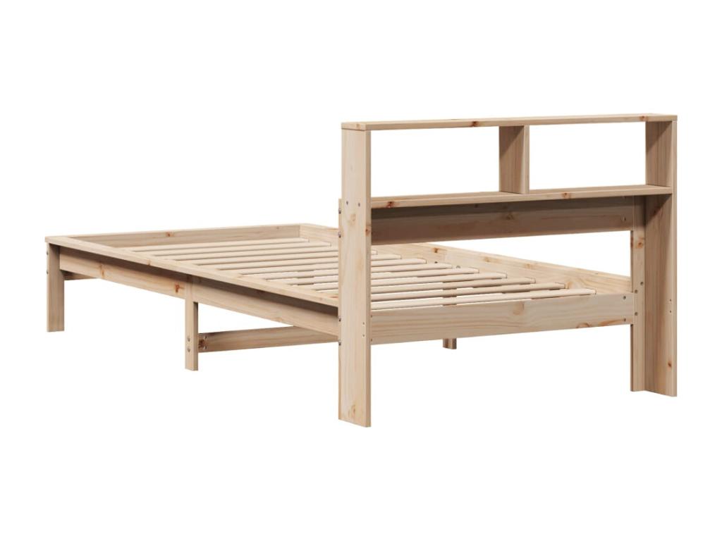 Matelas en bois massif marron, 100 x 200 cm