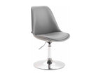 Fauteuil en similicuir gris - dlz1766570382917