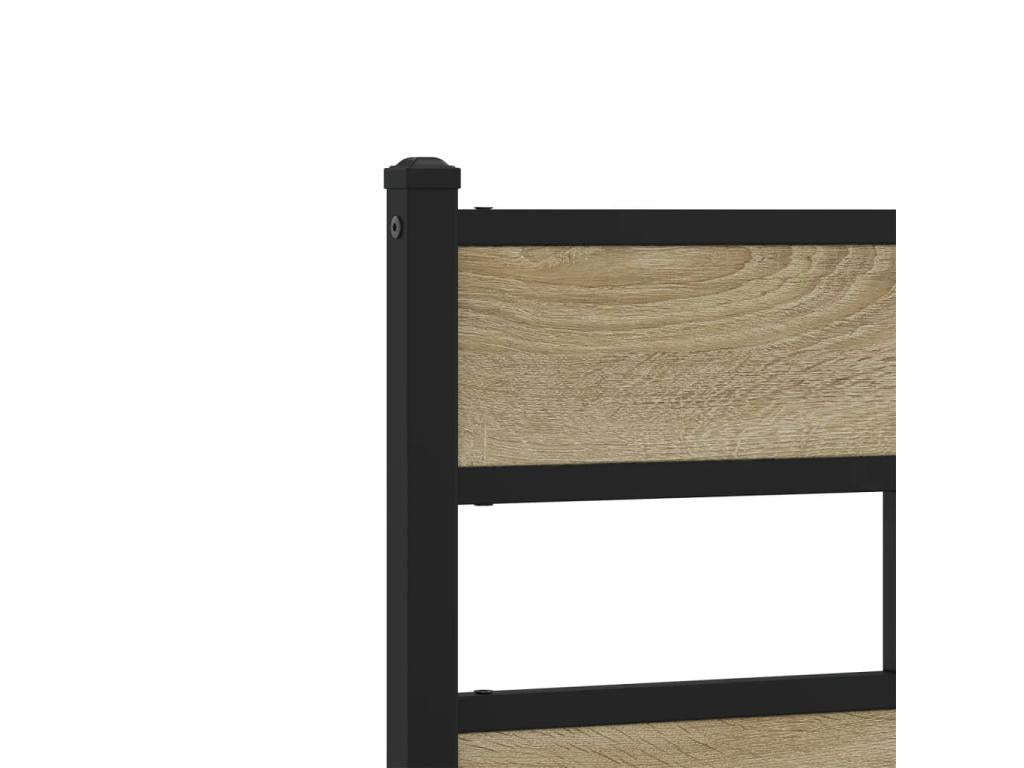 Matelas en bois de chêne brun, 80 x 200 cm