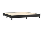 Matelas en similicuir noir, 200 x 200 cm