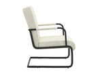 Fauteuil d'appoint en velours blanc