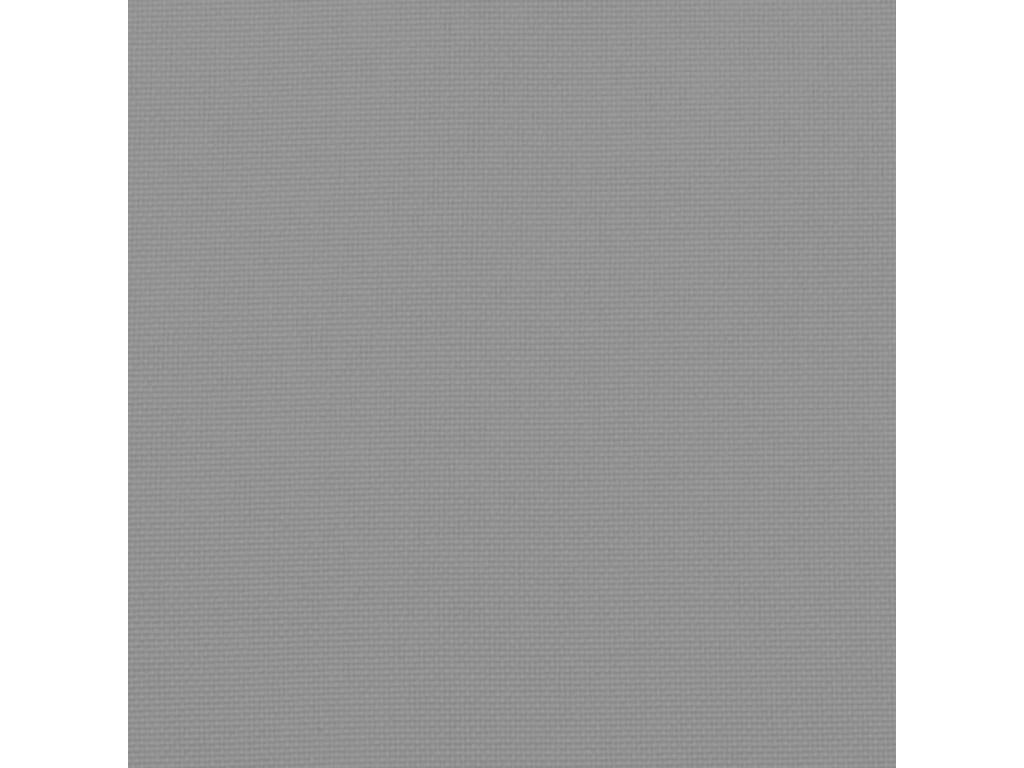 Banc en tissu gris, 120 x 50 x 7 cm