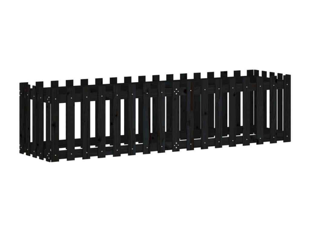 Lit en pin noir, 200 x 50 x 50 cm