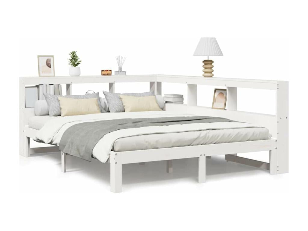 Matelas en bois de pin blanc, 160 x 200 cm
