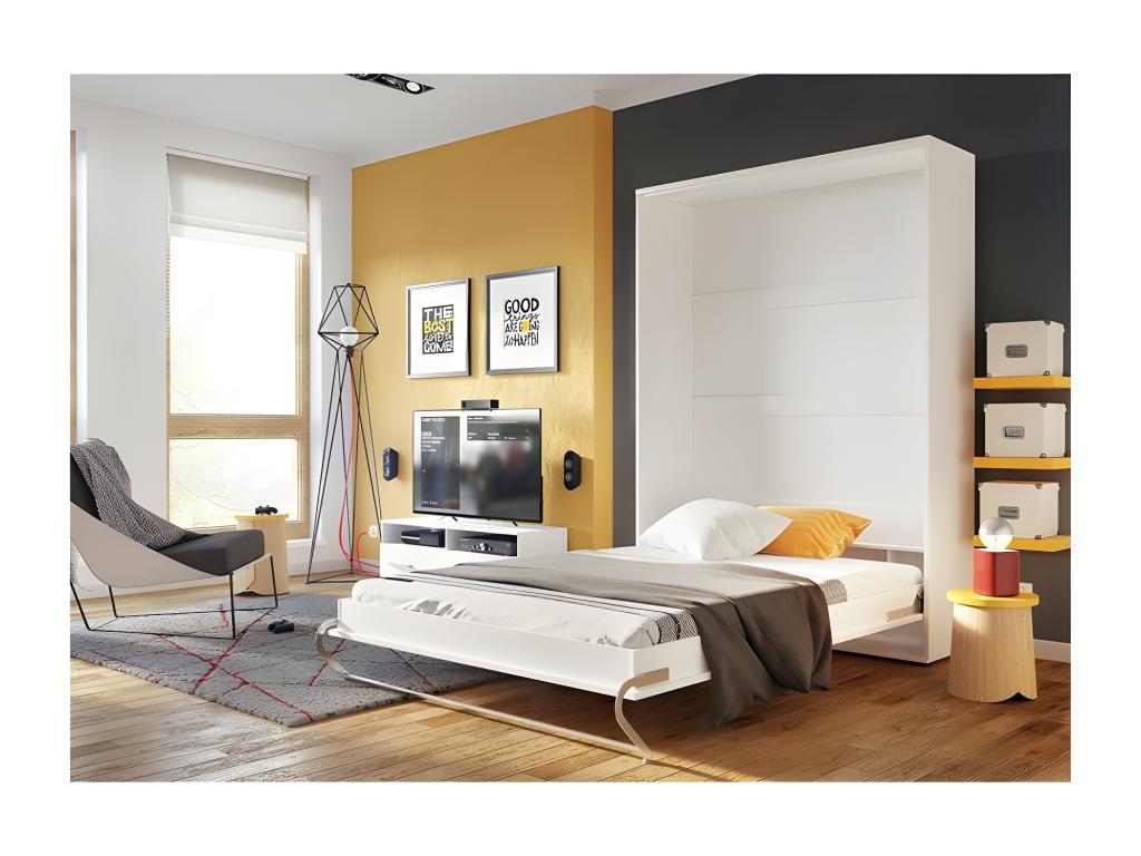 Matelas blanc, 140 x 200 cm