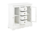 Buffet en pin blanc, 70 x 28 x 70 cm