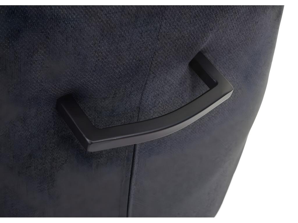 Chaise en tissu anthracite