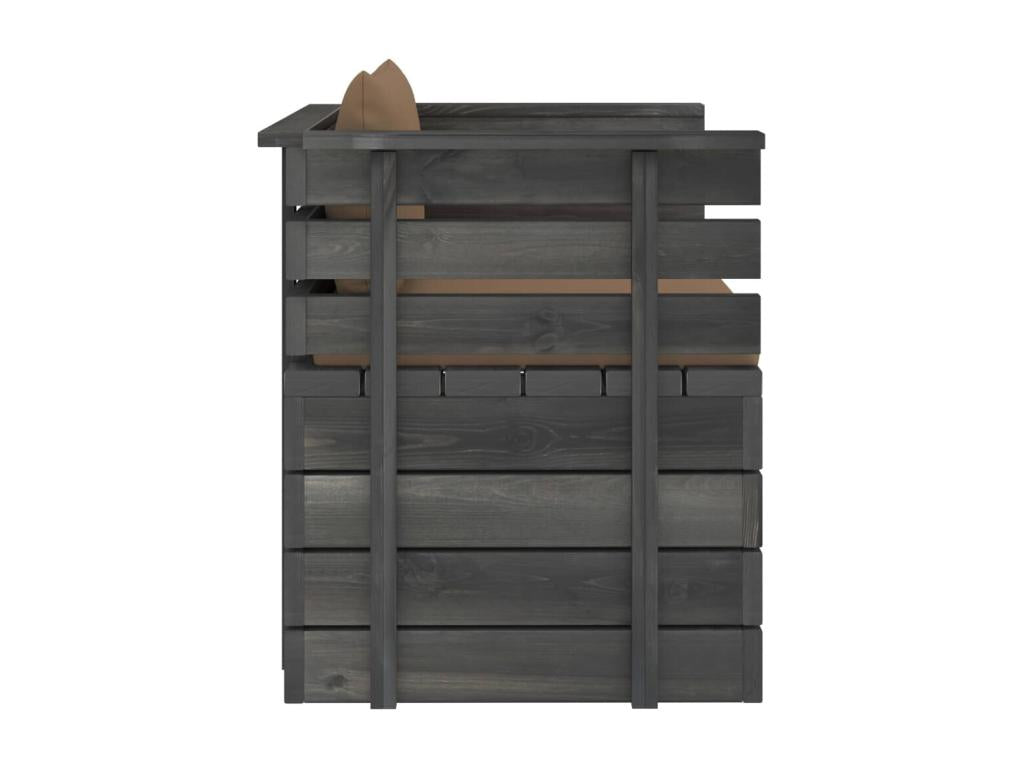 Fauteuil d'appoint en bois de pin