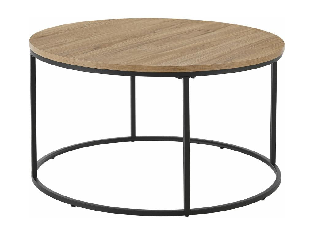 Table basse noire, 80 x 80 x 45 cm