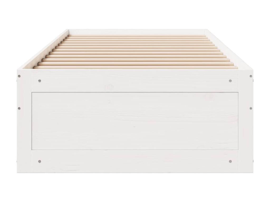Matelas en bois de pin blanc, 90 x 190 cm