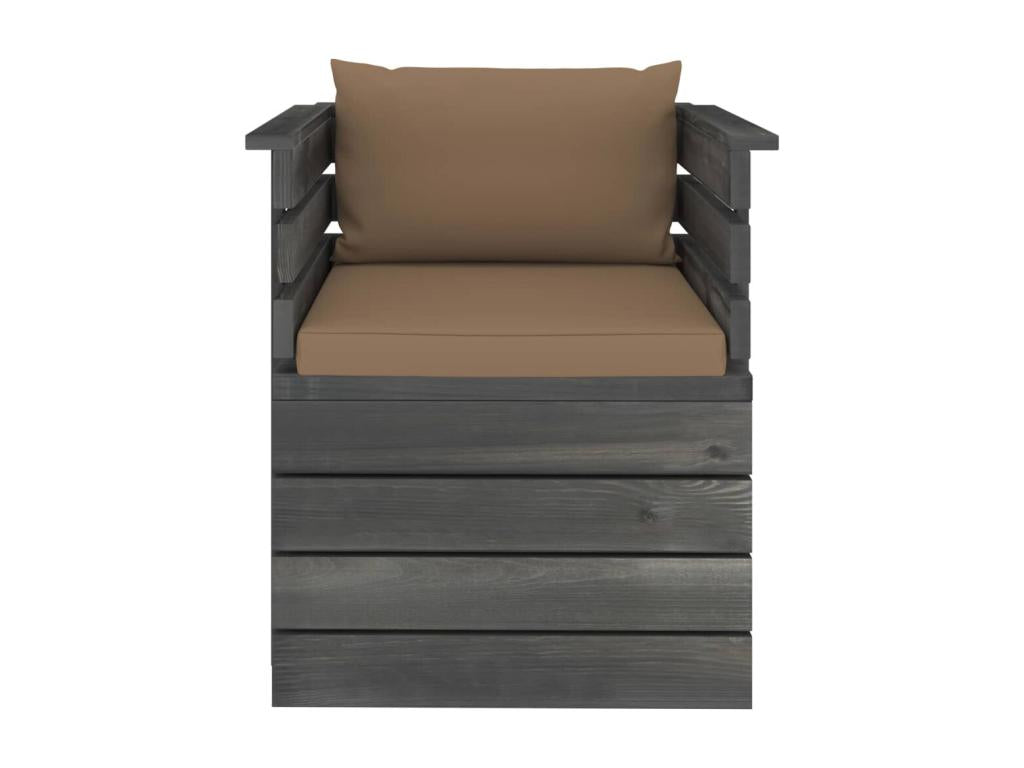 Fauteuil d'appoint en bois de pin