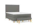 Matelas en tissu gris, 140 x 190 cm