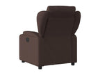 Fauteuil d'appoint en tissu marron - dlz1766570669600