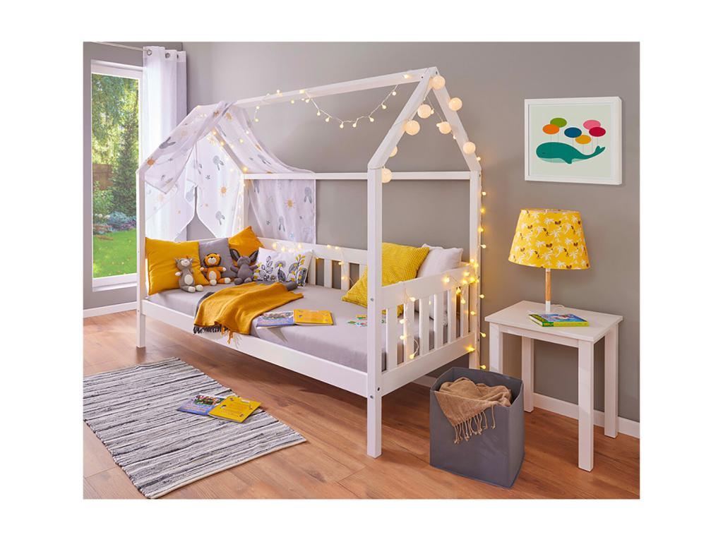 Lit blanc, 90 x 200 cm