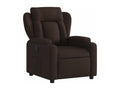 Fauteuil d'appoint en tissu marron - dlz1766570669600