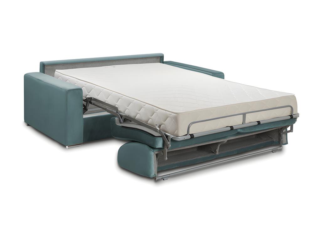 Matelas en velours vert - dlz1766570195879
