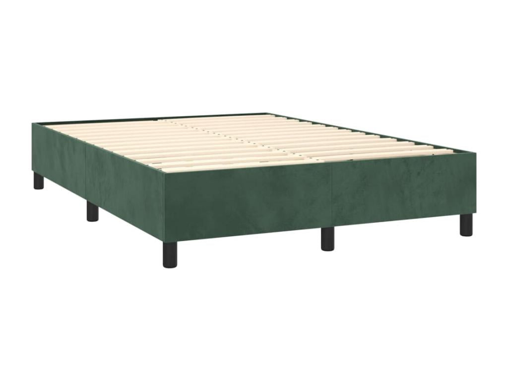 Matelas en velours vert, 140 x 190 cm