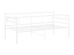 Matelas en métal blanc, 90 x 200 cm - dlz1766570395330