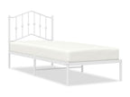 Matelas en métal blanc, 80 x 200 cm