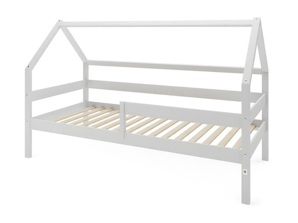 Lit gris, 97 x 211 x 134 cm