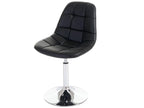 Fauteuil en similicuir noir - dlz1766570752618