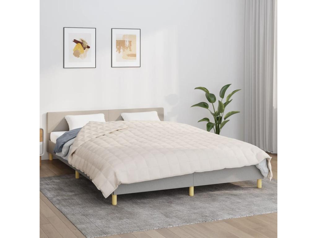 Meuble de maison en tissu beige, 220 x 235 cm