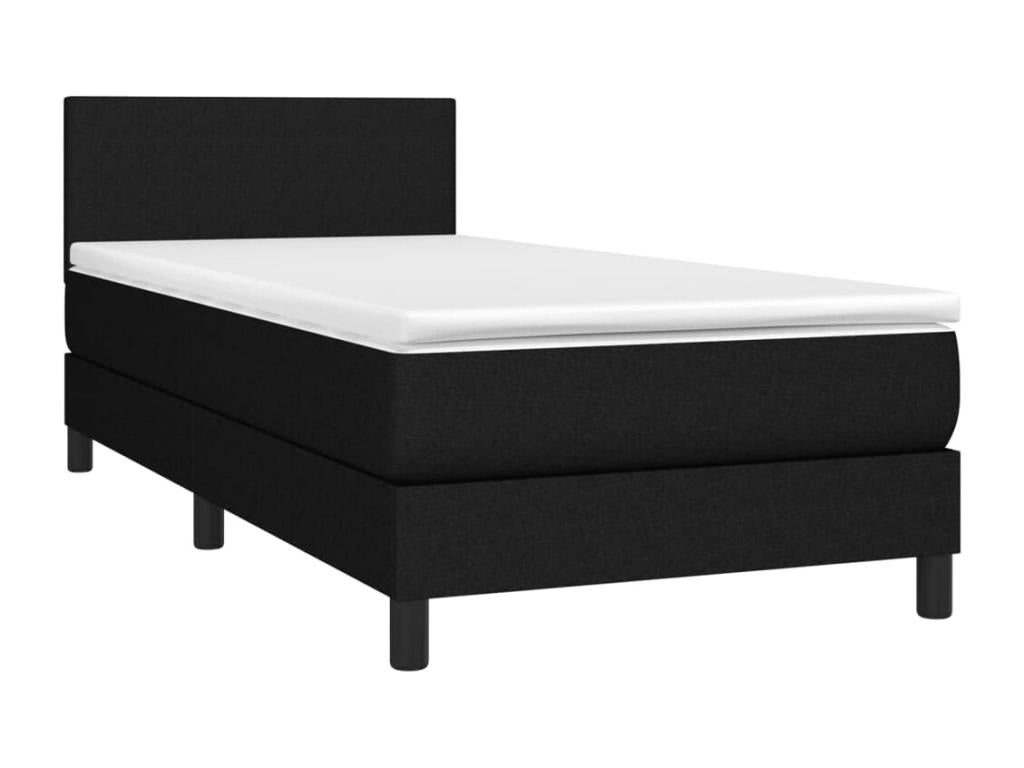 Matelas en tissu noir, 80 x 200 cm