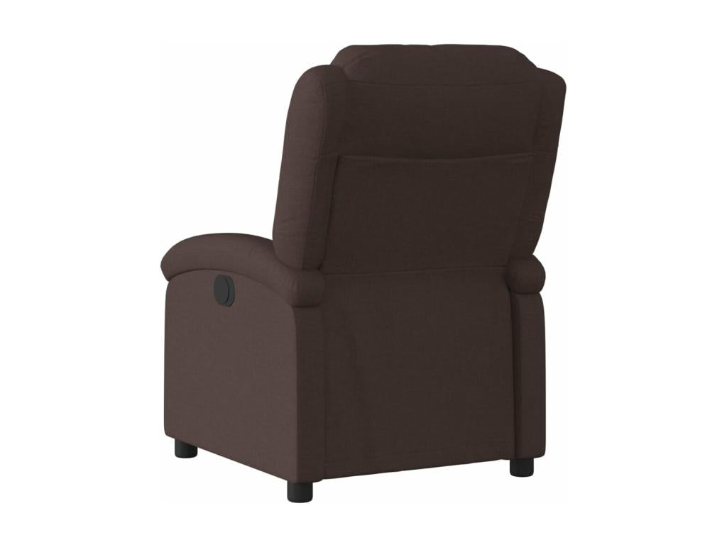 Fauteuil d'appoint en tissu marron