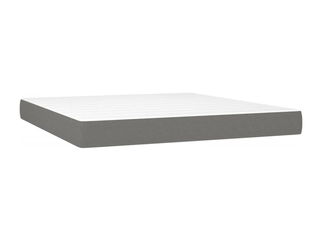 Matelas en tissu gris, 160 x 200 cm - dlz1766570519952