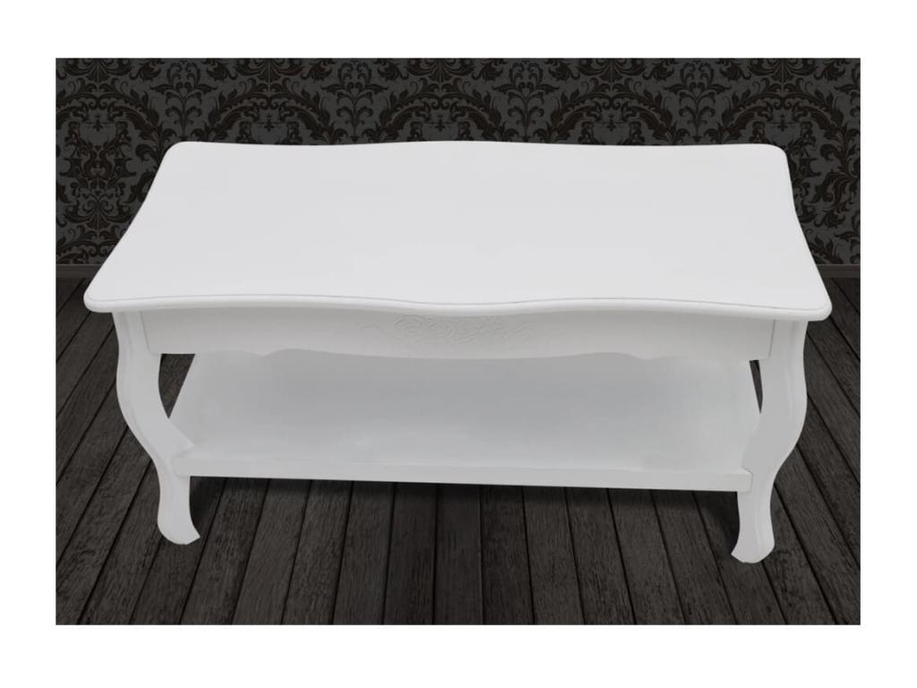Table basse blanche