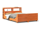 Matelas en bois de pin brun, 140 x 190 cm