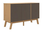 Buffet en bois massif marron, 114 x 43 x 73,5 cm