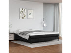 Matelas en similicuir noir, 200 x 200 cm