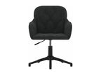 Fauteuil en velours noir