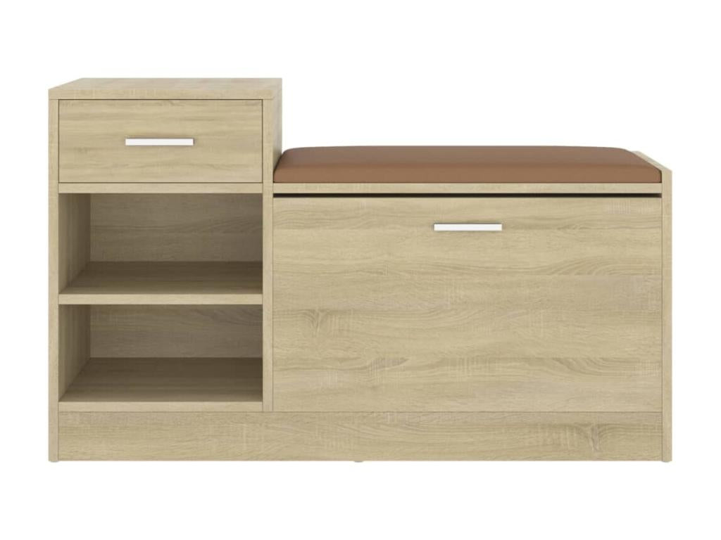 Banc en chêne naturel, 94,5 x 31 x 57 cm