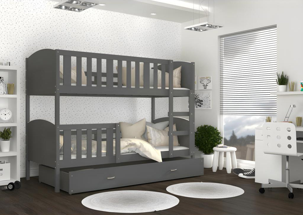 Matelas gris, 90 x 190 cm