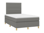 Matelas en tissu gris, 120 x 200 cm