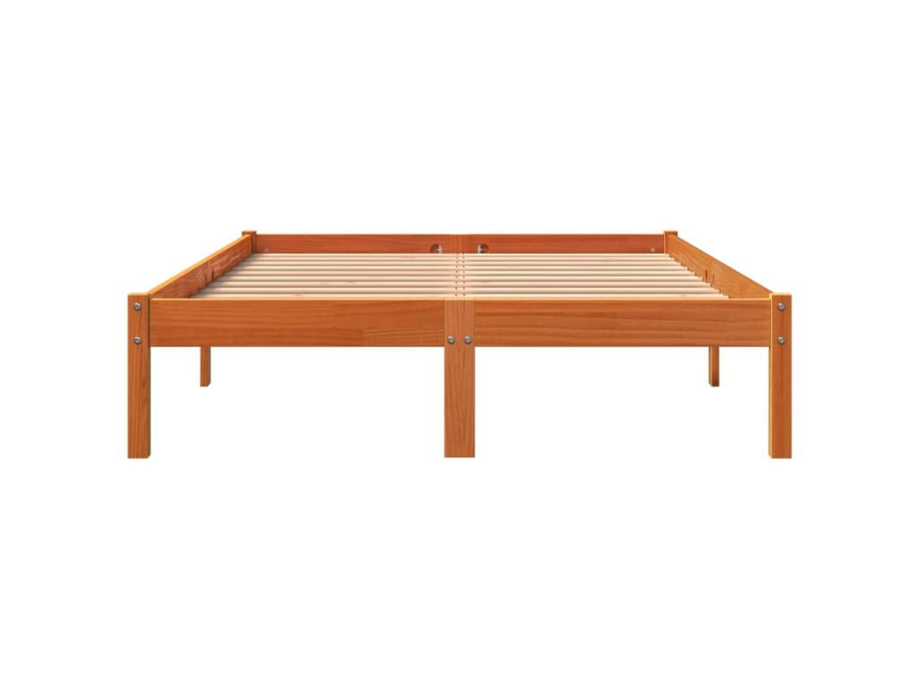 Matelas en bois de pin brun, 140 x 200 cm