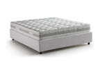 Matelas en cuir blanc, 140 x 190 cm
