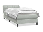 Matelas en velours gris, 90 x 210 cm - dlz1766572101753